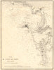 Port of Cadiz. 'Plan du Port de Cadix'. Spain. GAUTTIER 1851 old antique map