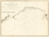 Playa / 'Anse de los Escullos'. Spain. La Isleta del Moro. GAUTTIER 1851 map