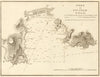 Sant Feliu de Guixols. 'San Feliu de Quixols'. Spain. Girona. GAUTTIER 1851 map
