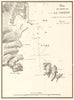 Plan du Port de La Ciotat. Bouches-du-Rhone. GAUTTIER 1851 old antique map
