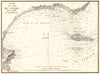 Port de Cannes & du Golfe de la Napoule. Alpes-Maritimes. GAUTTIER 1851 map