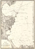 Plan du Port d'Antibes. Alpes-Maritimes. GAUTTIER 1851 old antique map chart