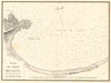 Plan du Golfe de Calvi. Corse Corsica. GAUTTIER 1851 old antique map chart