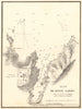 Santa Teresa Gallura. 'Plan de Longo Sardo'. Sardinia. GAUTTIER 1851 old map