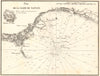 Roadstead of Napoli. 'Plan de la Rade de Naples'. Italy. GAUTTIER 1851 old map
