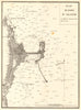The Port of Algiers. 'Plan du Port d'Alger'. Algeria. GAUTTIER 1851 old map