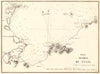 The Gulf of Tunis. 'Plan du Golfe de Tunis'. Tunisia. GAUTTIER 1851 old map