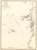 The Port of Trapani. 'Plan du Port de Trapani'. Sicily. GAUTTIER 1851 old map