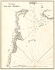 Isole Tremiti. 'Mouillage des Iles Tremiti'. Italy San Domino. GAUTTIER 1854 map