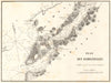 Plan des Dardanelles. Turkey. Gallipoli. GAUTTIER 1854 old antique map chart