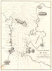 The Chios Strait. 'Plan du Detroit de Scio'. Greece Turkey. GAUTTIER 1854 map
