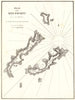 Fourni Islands, Ikaria. 'Iles Fourny au S. de Nacarie'. Greece GAUTTIER 1854 map