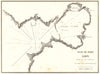 Piraeus, Athens. 'Plan du Port Lion (Port d'Athenes)'. Greece. GAUTTIER 1854 map
