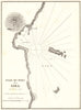 Ermoupoli, Syros. 'Plan du Port de Sira'. Greece. GAUTTIER 1854 old map