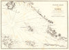 Limnos Thasos. Golfe de Xeros & ile de Thasse. Greece/Turkey. GAUTTIER 1854 map