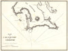 Kefalonia. 'Plan de L'ile & du Port de Cefalonie'. Greece. GAUTTIER 1854 map