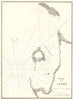 Gramvousa peninsula, Crete. 'Plan de Candie'. Greece. Crete. GAUTTIER 1854 map