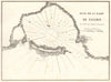 Pylos/Pilos. 'Plan de la Rade de Navarin'. Greece. Messenia. GAUTTIER 1854 map
