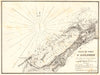 The Port of Alexandria. 'Plan du Port d'Alexandrie'. Egypt. GAUTTIER 1854 map