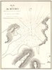 Yarylhachska. 'Plan de Ak Metchet'. Crimea. Mizhvodne. GAUTTIER 1854 old map