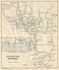 BRIDGETOWN. Vintage town map. Barbados. West Indies. Caribbean 1931 old