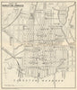 KINGSTON JAMAICA. Vintage town plan. West Indies. Caribbean 1931 old map