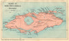 NEW PROVIDENCE. Vintage map. Bahamas. Caribbean 1935 old vintage chart