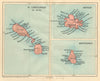 ST CHRISTOPHER (ST KITTS), ANTIGUA & MONTSERRAT. West Indies Caribbean 1935 map