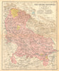 'The United Provinces'. British India. Uttar Pradesh & Uttarakhand 1931 map