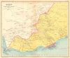 British Aden. Southern Yemen. Lahij Abyan 1931 old vintage map plan chart