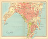 Bombay / Mumbai town city plan. Key buildings & docks. British India 1931 map