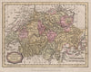 Switzerland with its Subjects & Allies from the best authorities BARLOW 1807 map