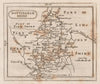 Antique county map of Nottinghamshire. Francis Grose/John Seller. Spotting 1795