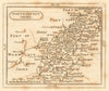 Antique county map of Northamptonshire by Francis Grose / John Seller 1795
