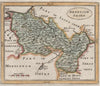 Antique county map of Denbeighshire by Seller/Grose. Denbighshire 1783 old
