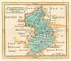 Antique county map of Cambridgeshire by Francis Grose / John Seller 1783