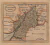 Antique county map of Gloucestershire by John Seller / Francis Grose 1783