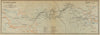 River Hozugawa. Kameoka - Kyoto. Japan 1914 old antique vintage map plan chart