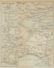 Mount Fuji-san & environs. Japan 1914 old antique vintage map plan chart