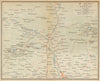 Mount Akagai and Haruna. Maebashi. Japan 1914 old antique map plan chart