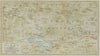 Nikko & environs. Tochigi. Japan 1914 old antique vintage map plan chart