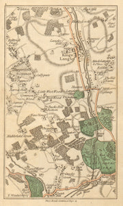 WATFORD. Chorleywood, Kings Langley, Abbot's Langley, Hemel Hempstead 1811 map
