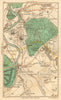 RICHMOND-UPON-THAMES.Kingston,Surbiton,Mortlake,Twickenham,Hampton 1811 map