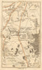CLAPHAM. Streatham,Dulwich,Tooting,Mitcham,Croydon,Brixton,Stockwell 1811 map