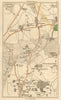 SUTTON. Carshalton, Cheam, Woodmansterne, Banstead, Chipstead, Ewell 1811 map