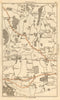 KENT. Ashchurch, Wrotham, Stansted, Ridley, Ightham, Kingsdown 1811 old map
