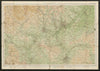 Sheet 24 VALE OF TRENT. Nottingham Derby Leicester Stafford BARTHOLOMEW 1952 map