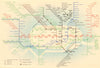 LONDON UNDERGROUND tube map plan diagram. Northern Heights SCHLEGER/ZERO #3 1939