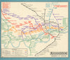 LONDON UNDERGROUND tube map plan diagram. Piccadilly extension. STINGEMORE 1931