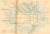 LONDON UNDERGROUND tube map plan diagram. Northern Heights SCHLEGER/ZERO #2 1939